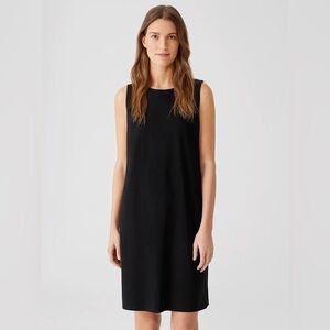 Eileen Fisher Traceable Organic Cotton Jersey Tank Dress L